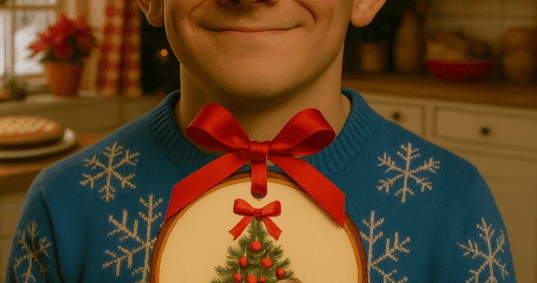 A Gift To Mrs. Claus From A Precious Elf Child